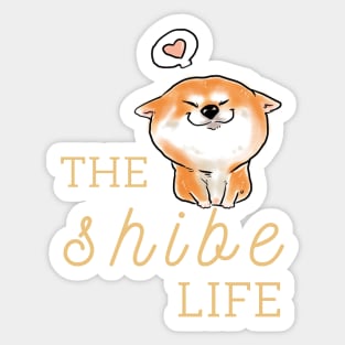 The shibe life cute doge Sticker